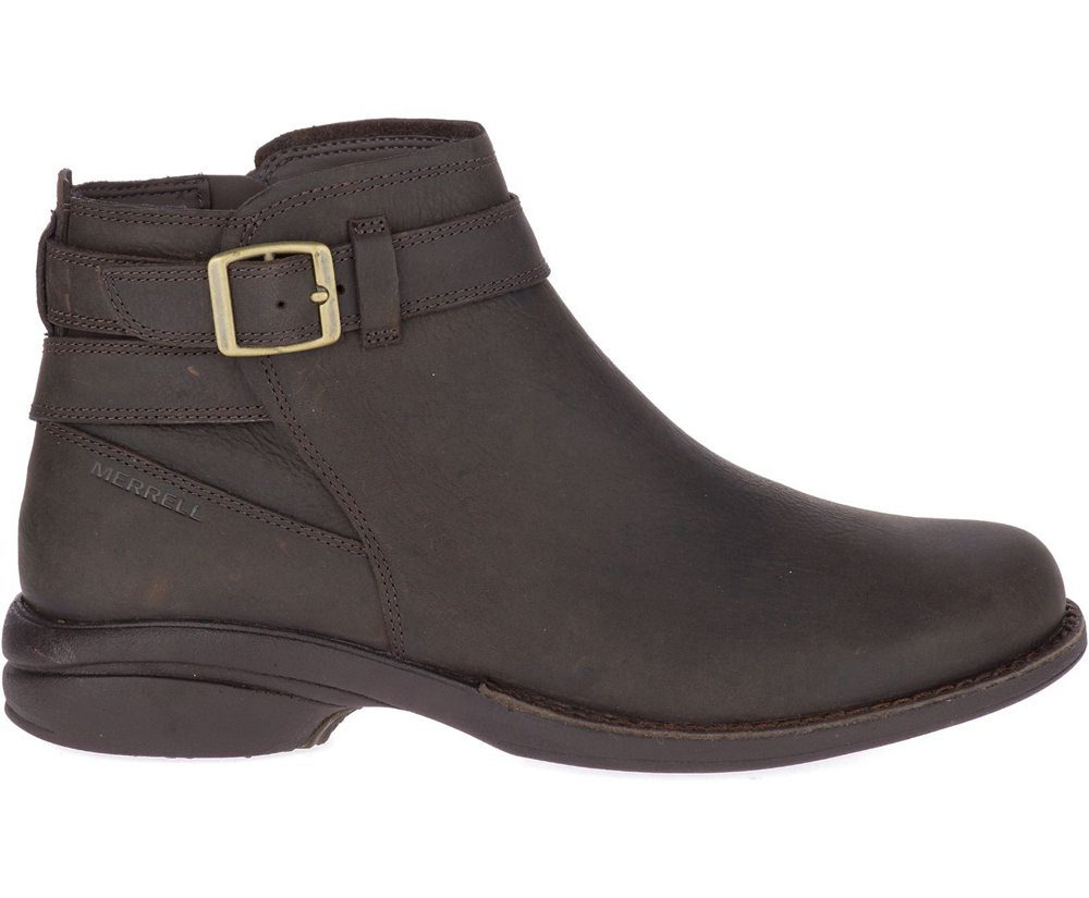 Merrell Støvler Dame - Andover Bluff Waterproof - Brune - SRI702639